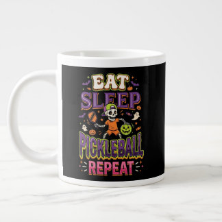 Taza De Café Gigante Comer Dormir Pickleball Repetir Pickleball
