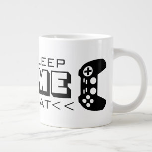 Taza De Café Gigante Comer Juego de Sueño Repetir divertido tamaño ju