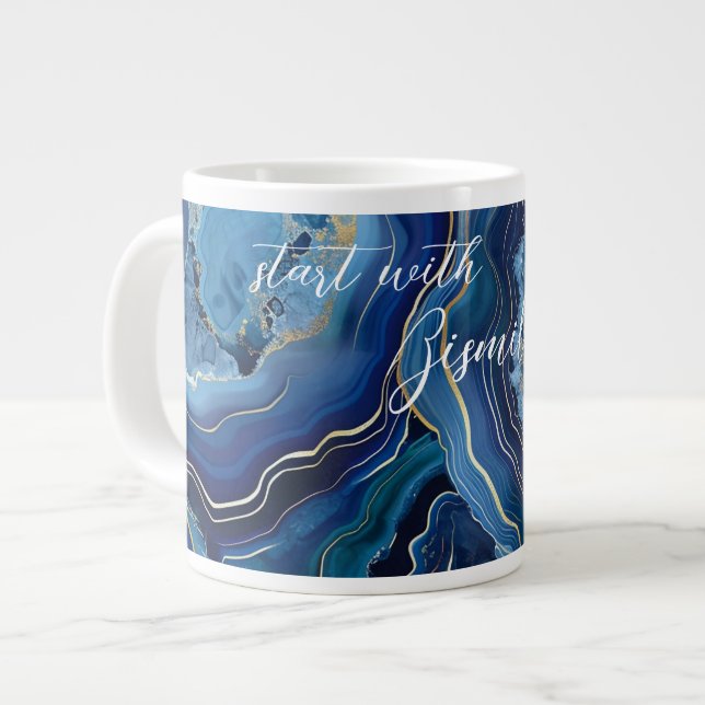 Taza De Café Gigante Comienza con Bismillah (Izquierda)
