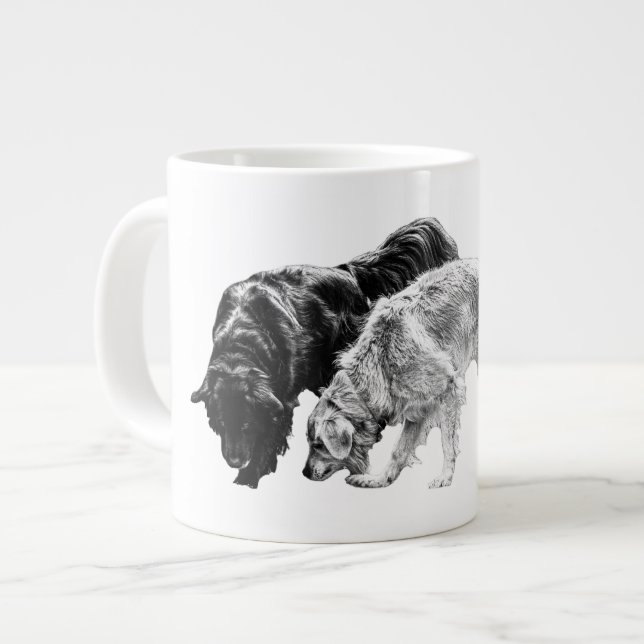Taza De Café Gigante Compañeros de otoño a la sombra (Izquierda)