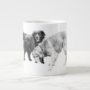 Taza De Café Gigante Compañeros en la luz del otoño