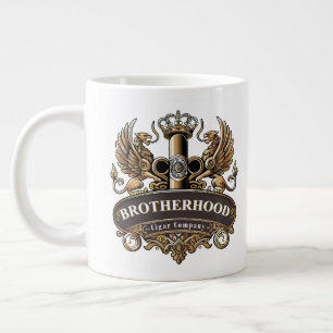Taza De Café Gigante Compañía de Puros Brotherhood 