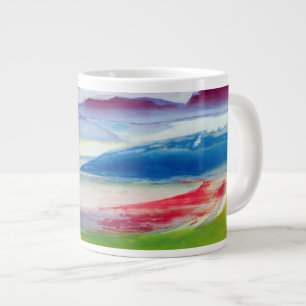 Taza De Café Gigante Composición abstracta