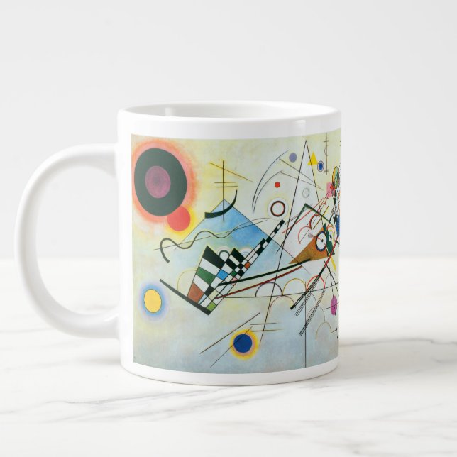 Taza De Café Gigante Composición VIII por Wassily Kandinsky (Izquierda)