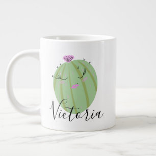 Taza De Café Gigante Con Nombre De Garabato De Niñ