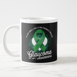 Taza De Café Gigante Conciencia sobre glaucoma medicina