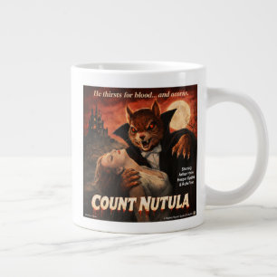 Taza De Café Gigante Conde Nutula Parodia Retro de Película
