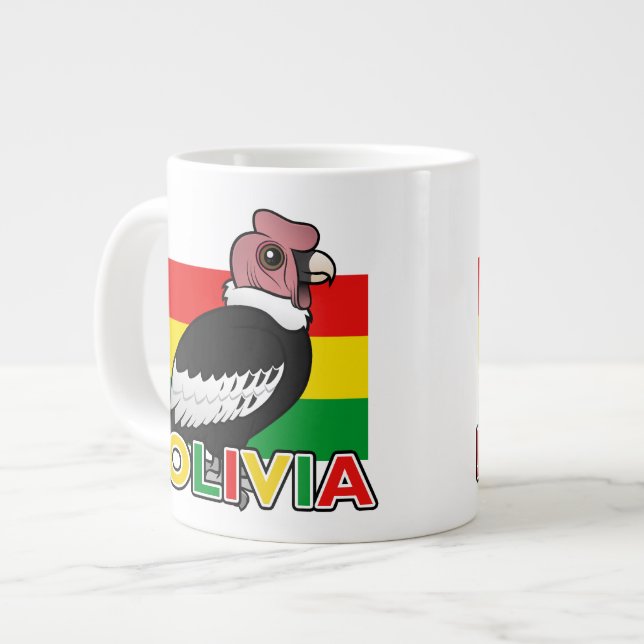Taza De Café Gigante Cóndor andino boliviano (Izquierda)