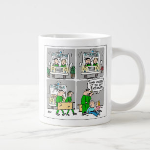Taza De Café Gigante Conductor de ambulancia o paramédico