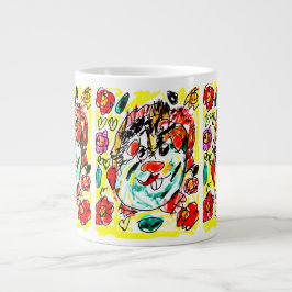 Taza De Café Gigante Conejillo de indias lindo 