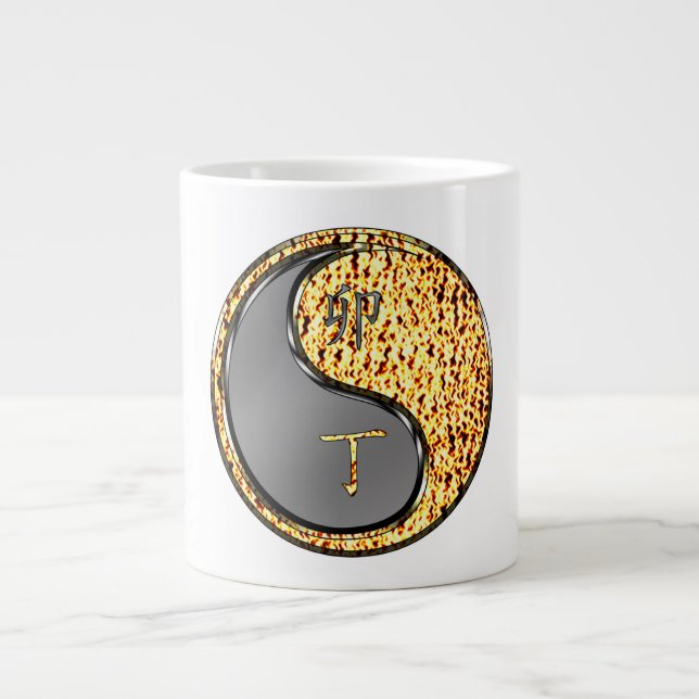 Taza De Café Gigante Conejo de Fuego (Frente)