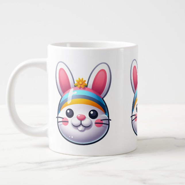Taza De Café Gigante Conejo de Pascua (Izquierda)