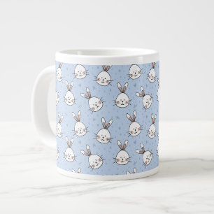 Taza De Café Gigante Conejo Patrón de conejito lindo para fiesta de cum