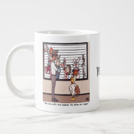 Taza De Café Gigante Conejos En Un Mug Especializado En Lineup