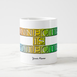 Taza De Café Gigante Conexión es Protección - CNiPN01