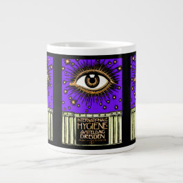 Taza De Café Gigante Conferencia Internacional de Higiene de 1911 en Dr