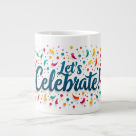 Taza De Café Gigante Confetti Explosion Mug