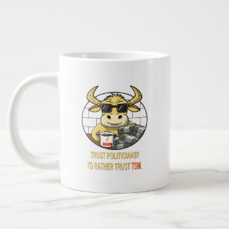 Taza De Café Gigante ¿Confiar en Políticos? Preferiría Confiar en TSM -