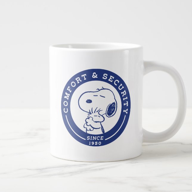 Taza De Café Gigante Confort y seguridad | Snoopy & Woodstock Hug (Derecha)