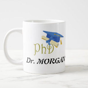 Taza De Café Gigante Congrato de graduado médico de doctorado Guay Nuev