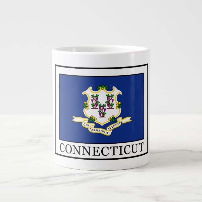 Taza De Café Gigante Connecticut (Frente)