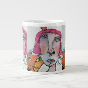 Taza De Café Gigante Conoce a Tom y Jerry Jumbo Mug