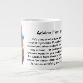 Taza De Café Gigante Consejos divertidos de un búho