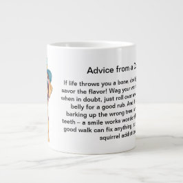 Taza De Café Gigante Consejos divertidos de un perro