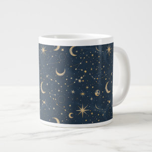 Taza De Café Gigante Constelación celeste - Noche estrellada (1)