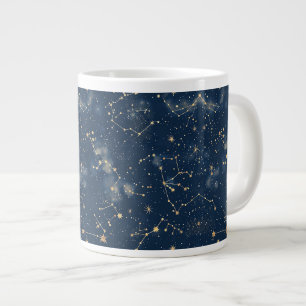 Taza De Café Gigante Constelación celeste - Noche estrellada (5)