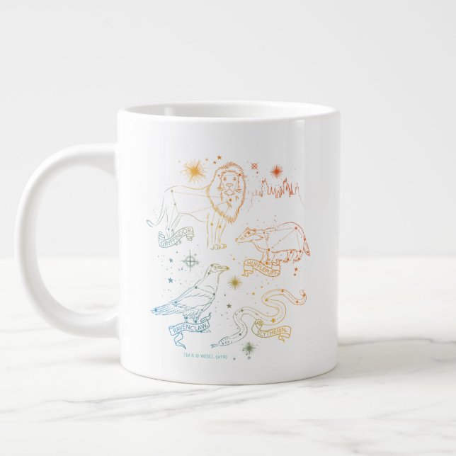 Taza De Café Gigante Constelaciones de casas Rainbow HOGWARTS™ (Izquierda)