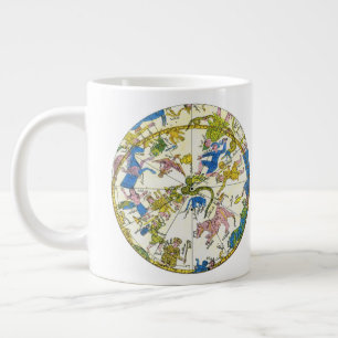Taza De Café Gigante Constelaciones de la esfera celeste árabe vintage