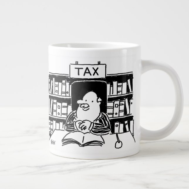 Taza De Café Gigante Contable o Asesor Financiero Fiscal (Derecha)