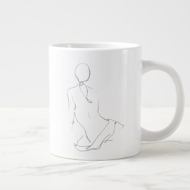 Taza De Café Gigante Contexto Gestural (Derecha)