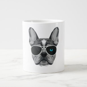 Taza De Café Gigante Cool Merle Frenchie Papá Bulldog Francés