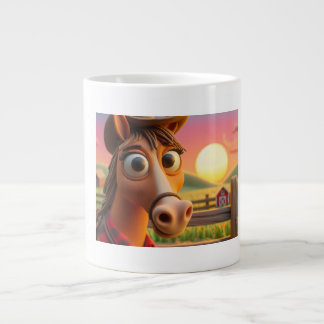 Taza De Café Gigante copa de caballo