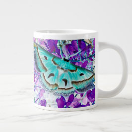 Taza De Café Gigante Copa de Mariposa Azul