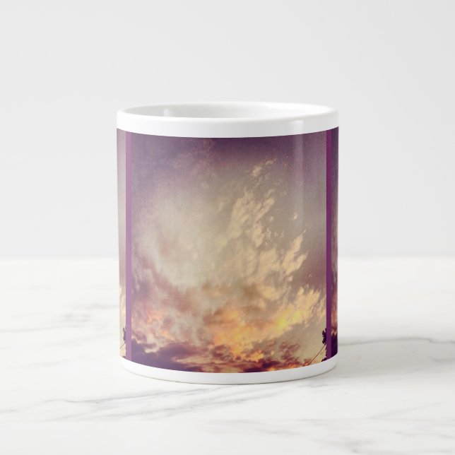 TAZA DE CAFÉ GIGANTE COPA DE NUBE DE SOL (Frente)