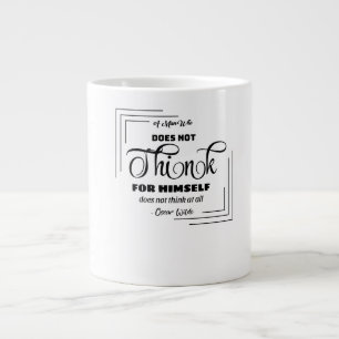 Taza De Café Gigante Copa de Té Reflexivo