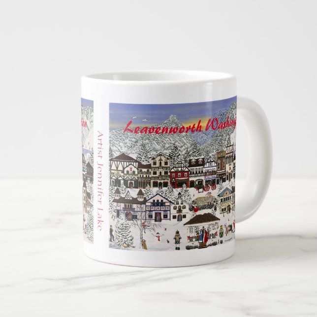 Taza De Café Gigante Copa de Washington Leavenworth (Derecha)