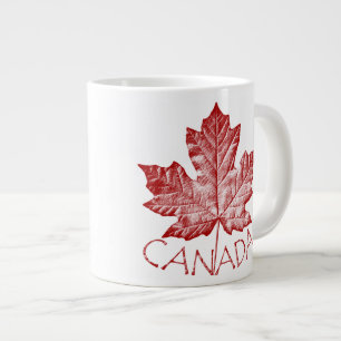 Taza De Café Gigante Copa Jumbo Canada Mug Guay Retro Canada