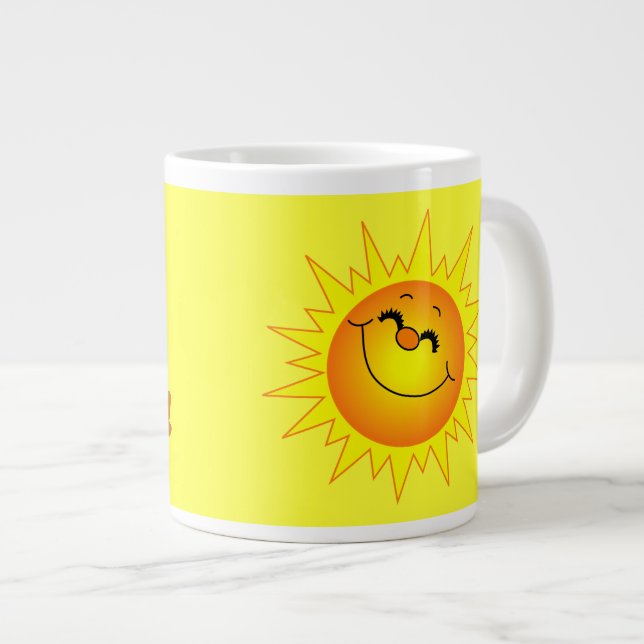 Taza De Café Gigante Copa Jumbo Good Morning Sunshine (Derecha)