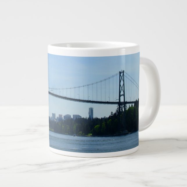 Taza De Café Gigante Copa Jumbo Vancouver de café Mug Canada Souvenir C (Derecha)
