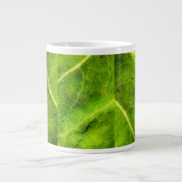Taza De Café Gigante Copa Mullien Leaf