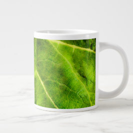 Taza De Café Gigante Copa Mullien Leaf