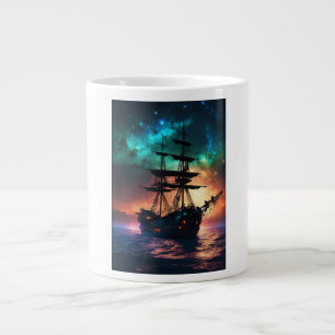 Taza De Café Gigante "Copa Pirata de Barcos de Petróleo de Mar"