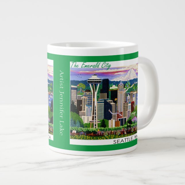 Taza De Café Gigante Copa Seattle (Derecha)