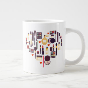 Taza De Café Gigante Corazón de comestibles