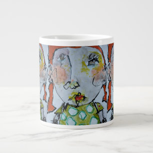 Taza De Café Gigante Corazón en la manga