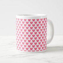 Corazón rosa lindo Valentine Mug